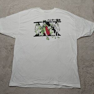 Hunter X Hunter Anime Graphic T- Shirt Men's 3XL 54/56 White Gon Killua